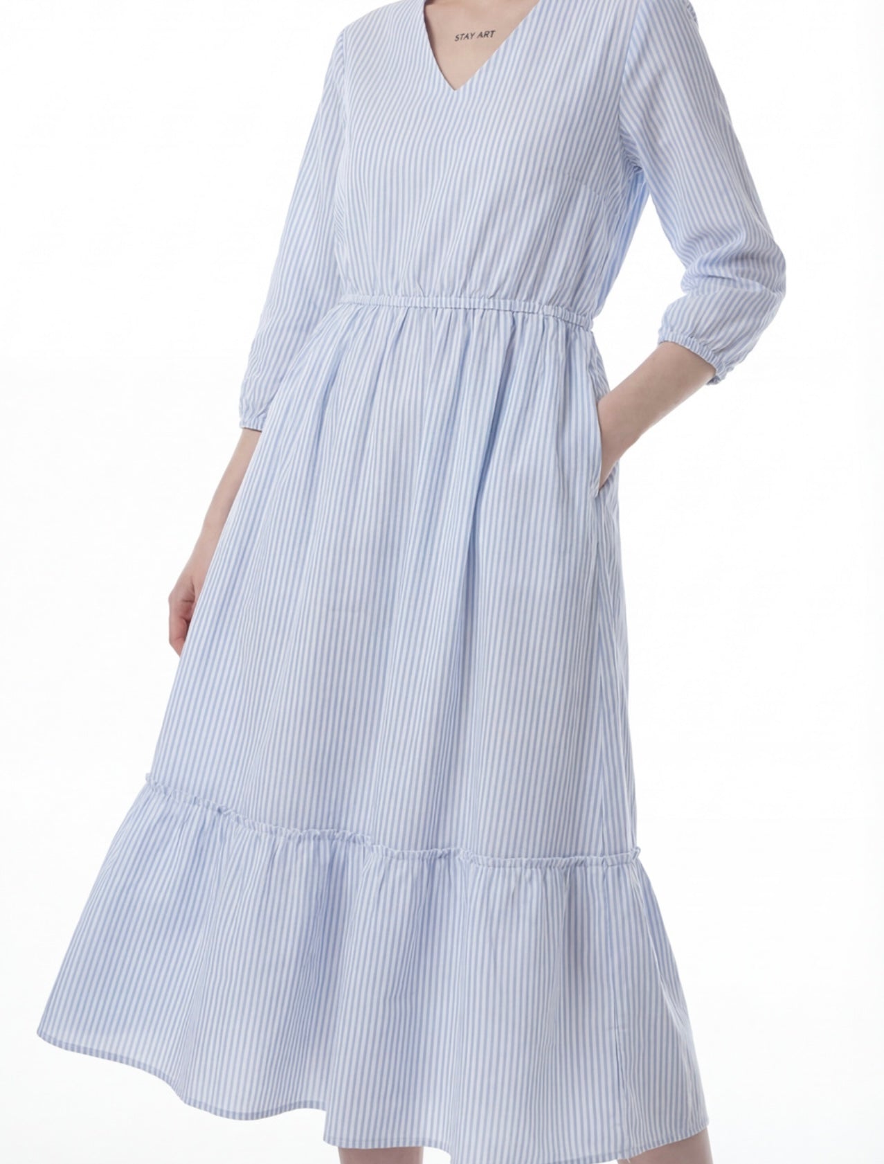 Everyday Stripe Midi Dress