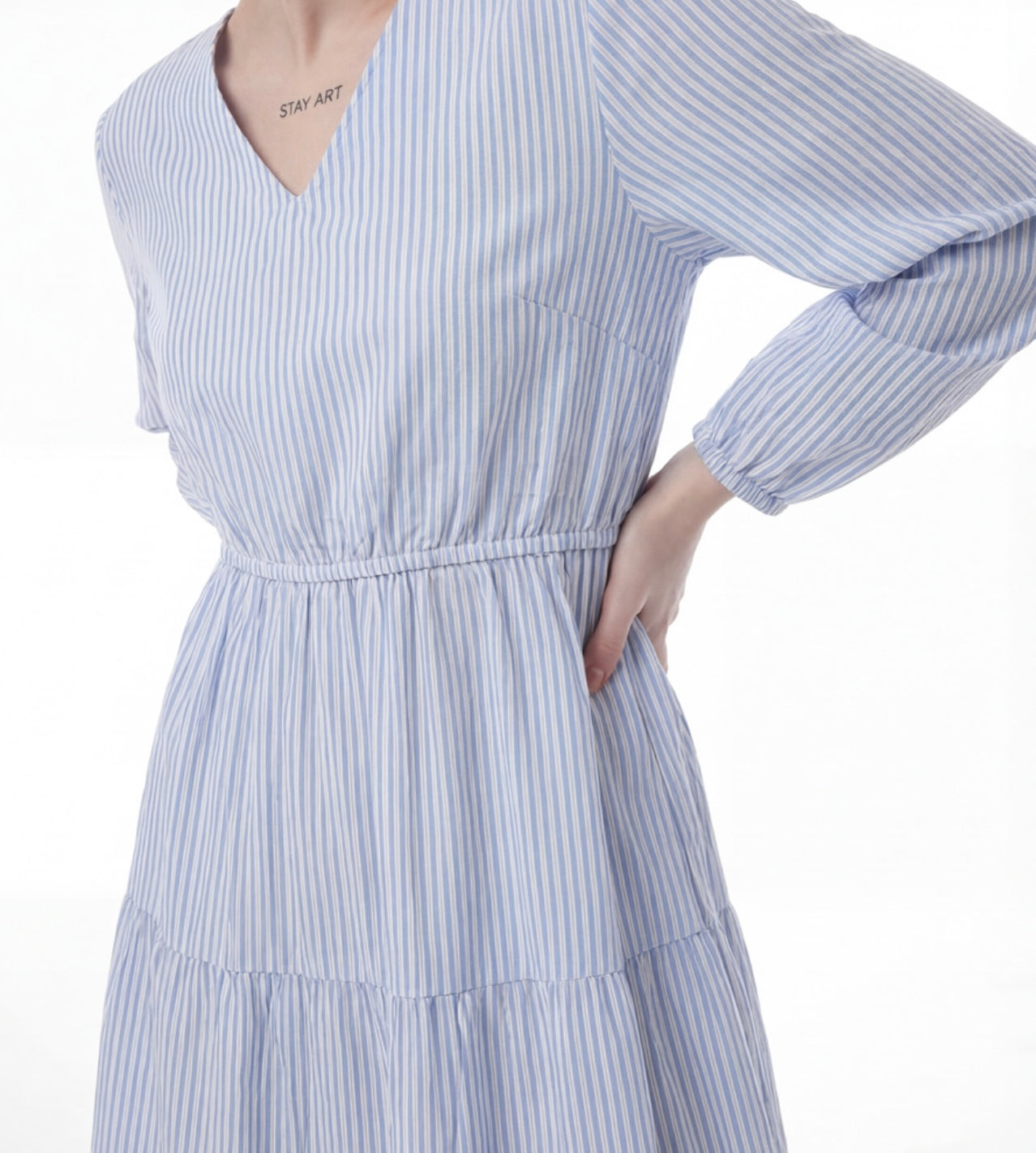 Everyday Stripe Midi Dress