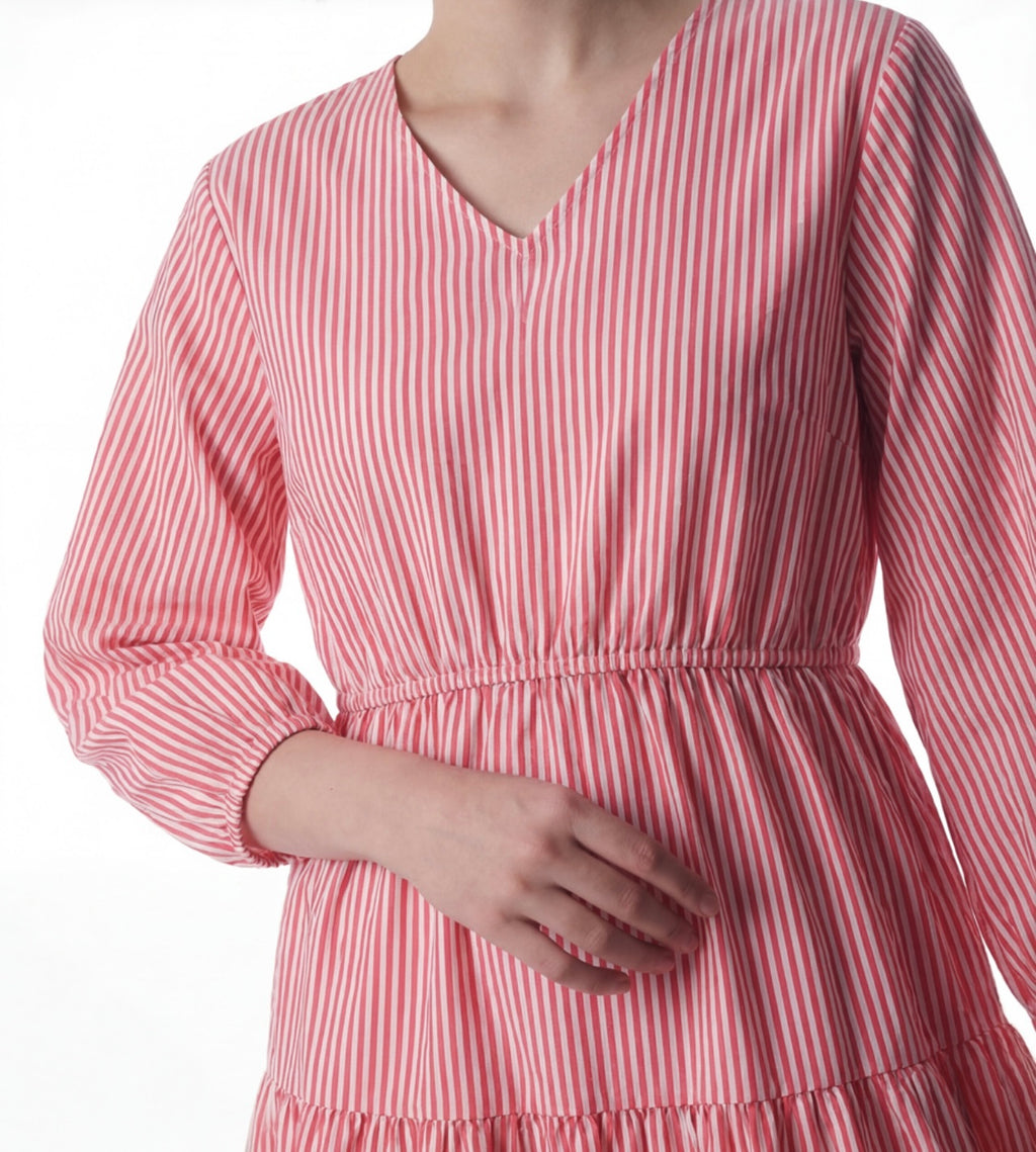 Everyday Stripe Midi Dress