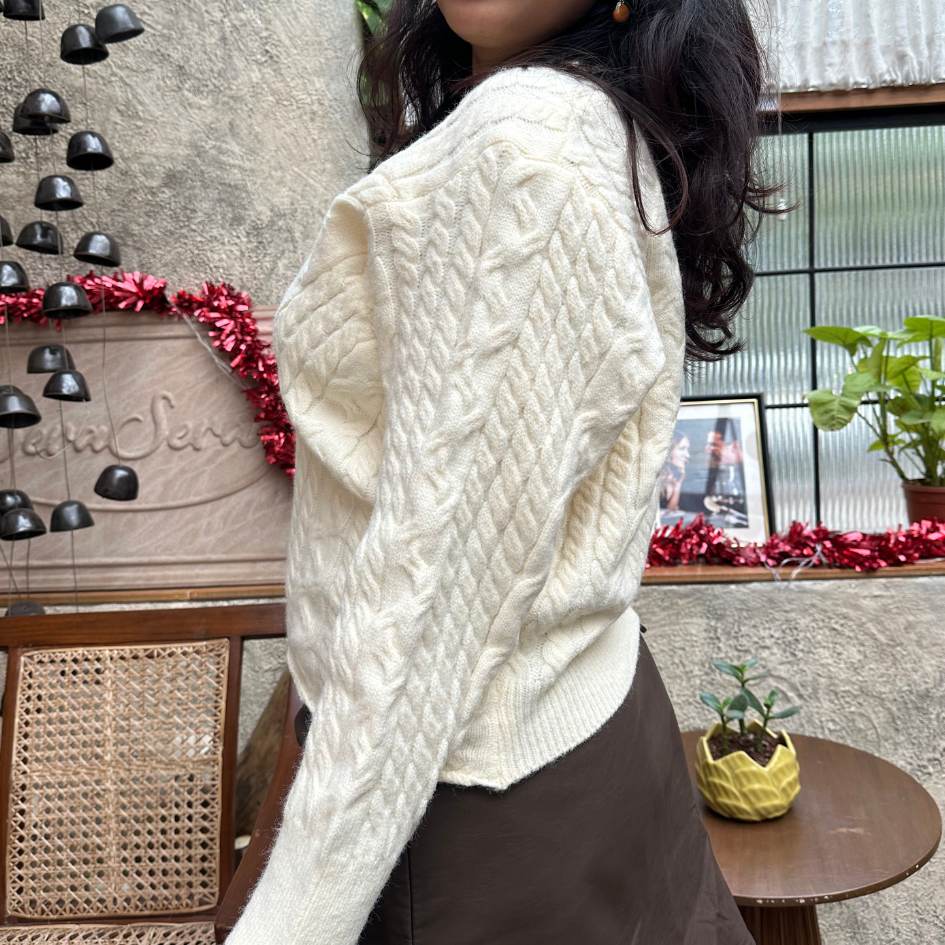 Cozy Cable Pullover top
