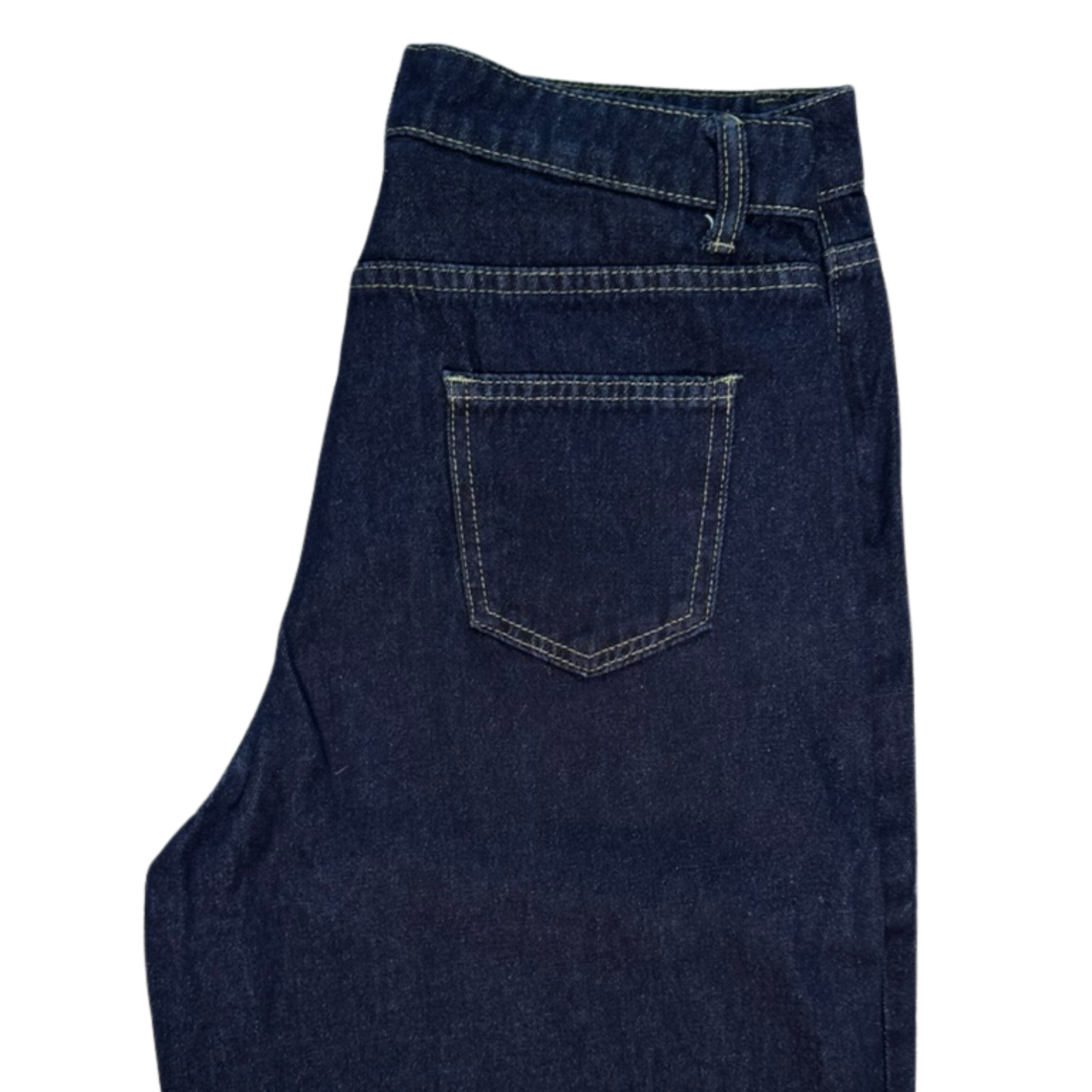 Midnight Straight Wide-Leg Jeans