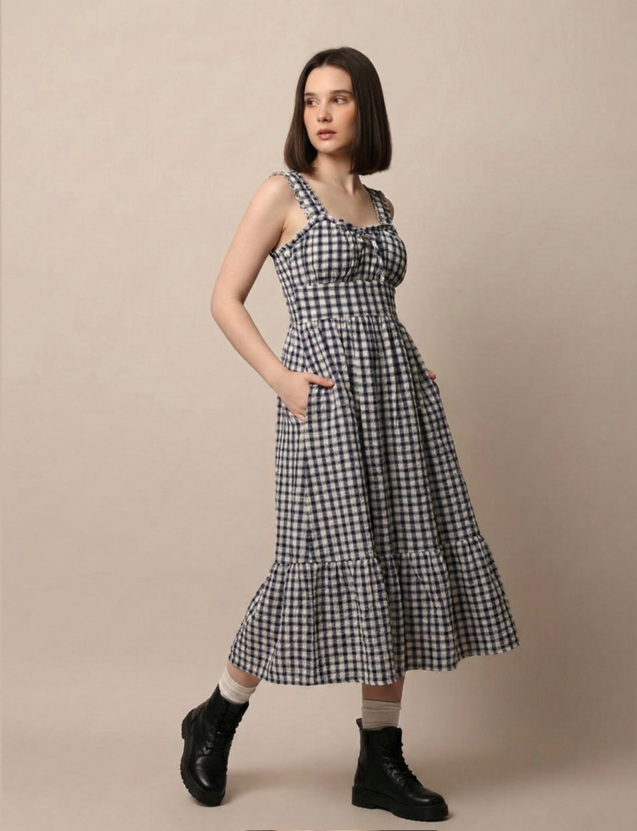 Everyday cotton midi dress