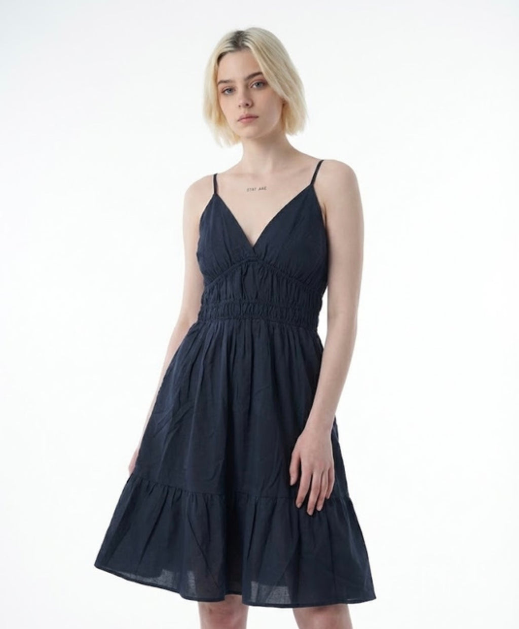 Elysia Smocked Midi Dress